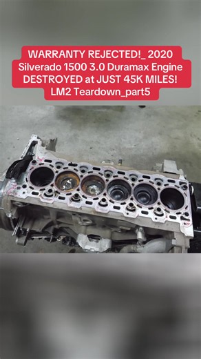 2020 Silverado 1500 LM2 Duramax Engine Tear Down — Rust Fix Attempt at 45K Miles