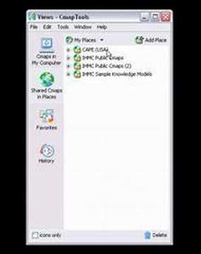 IHMC CmapTools - Usando CmapTools