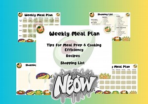 Digital Download Weekly Meal Plan, Easy Quick Recipes, Healthy Meal Prep Guide, Recipes, Weekly Meal Plan for Busy People, Healthy Meal - Etsy