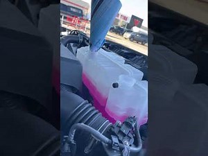 How to add color pink Coolant to 2022 Toyota Tundra twin. Turbo v6 SR5