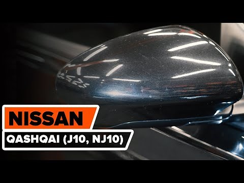 How to replace wing mirror NISSAN QASHQAI (J10, NJ10) [TUTORIAL AUTODOC]