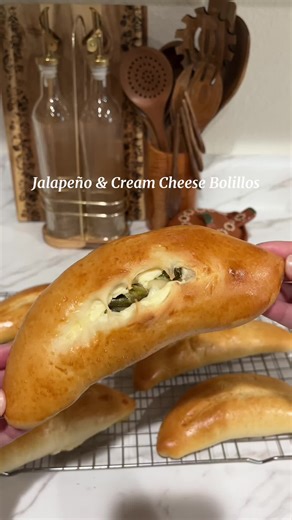 Jalapeño & Cream Cheese Bolillos Recipe
