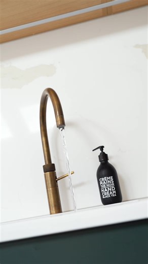 Patinated Brass Quooker Tap: A Kitchen Essential