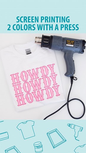 14K views · 64 reactions | Screen printing 2 colors on a screen...