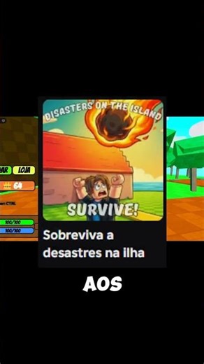 Criei um Jogo de Desastres no Roblox Tipo Natural Disaster!
