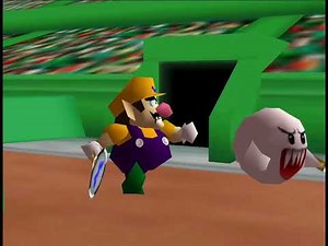 Mario Tennis 64 Doubles Flower Cup - Boo and Wario