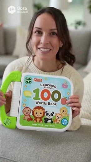 Learning Friends 100 Words Book, Green/#toys