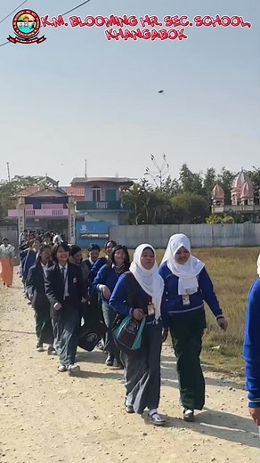 Learning that Transcends Walls! 🌳🔓 Outdoor science practicals that foster curiosity, creativity, and critical thinking. Enroll now in our Higher Secondary section. #KMBloomingHrSecSchool #OutdoorScience #ExperientialLearning" | K.M.Blooming Higher Secondary School, Khangabok