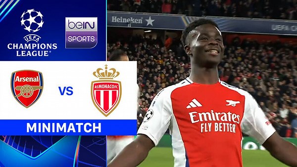 Arsenal vs Monaco - Mini Match | UEFA Champions League 2024/25