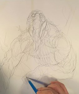 24K views · 1.9K reactions | Drawing giant-sized Man-Thing tonight! | Frank Cho | Facebook