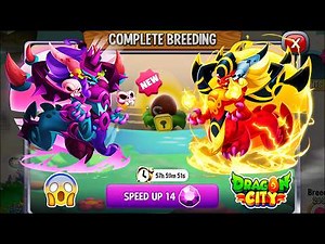 Dragon City: Dark Sovereign Dragon vs Apex of Dawn Dragon [EXCLUSIVE BREEDING] 😱
