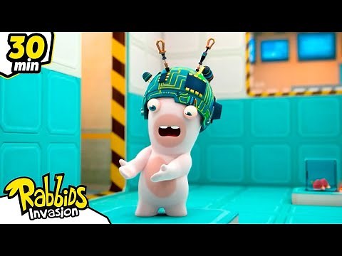 Rabbids Science| RABBIDS INVASION | 30 Min New compilation | Cartoon for kids