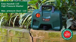 Bosch presents Easy Aquatak 110, compact and quick for effortless cleaning performance around the home! - - 110-bar cleaning power - 450-ml High-Pressure Detergent Nozzle reduces cleaning time - Push-fit connections and in-use gun storage make cleaning simple. - Easy to manoeuvre and is compact in design - Affordable cleaning solutions Click here to shop: https://www.amazon.in/stores/page/DF15A6AD-95FC-4ADD-A03F-661E44AD2A23?ingress=0&visitId=4cbf1f1e-a54e-4d2a-88f9-324f79378b53&channel=FBHome #