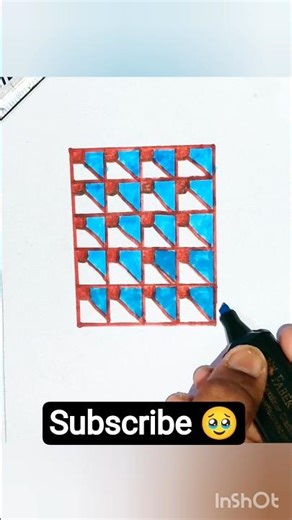 Easy and unique 3D illusion drawing part=112 || #shorts #trending