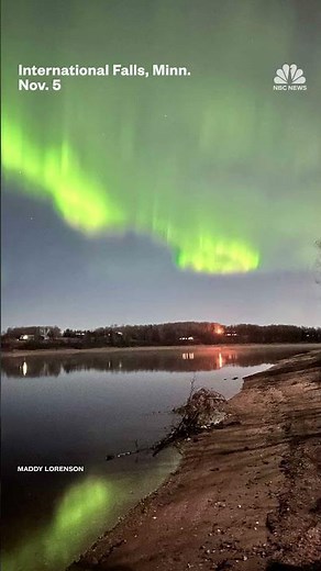 Northern lights illuminate Midwest skies