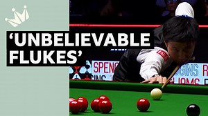 World Snooker Championship 2025: Zhao Xintong plays two 'unbelievable flukes' in Crucible final