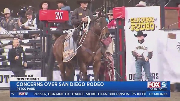 Animal rights activists protest upcoming San Diego Rodeo at Wild Horses Music Festival
