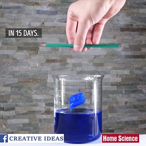 How to grow blue crystals at home via youtube.com/maricv84, home-science.com | Creative Lifestyle