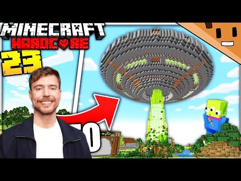 I Built an Alien UFO in Minecraft Hardcore! (#23)
