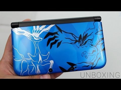 Nintendo 3DS XL Pokémon X/Y Edition Unboxing & Hands On (Blue)