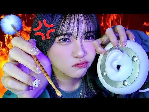 ASMR Can You Sleep to This? Fast & Clumsy Ear Cleaning 👂💥