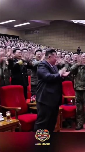 Kim Jong Un Walks In — Entire Hall Stands and Applauds