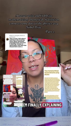 Replying to @Angelix.Elixirs this is the first video of 3 where I explain my theoretical connection to the 2024 Nobel prize in physics. ##physics##nobelprize##fyp##geoffreyhinton##statistics