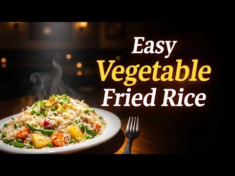 Restaurant Style Vegetable Fried Rice Recipe | Easy Veg Fried Rice at Home