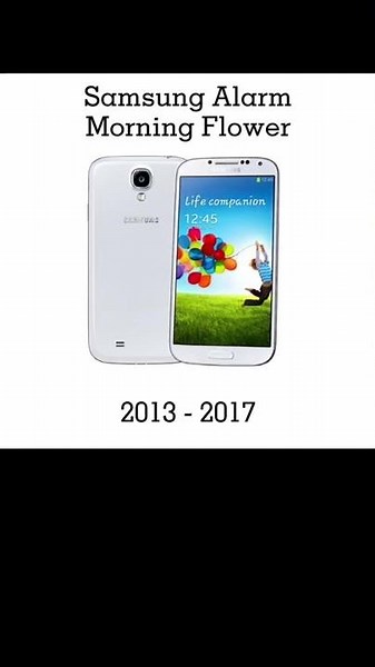 Samsung Alarm Morning Flower 🌸