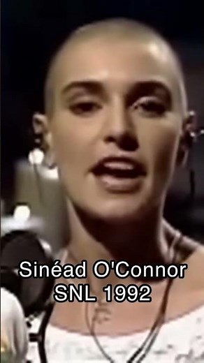 #SNL is celebrating 50th years! Do you remember this performance by Sinead O'Connor in 1992? #SNL50