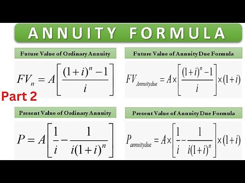 Annuity | Ordinary and Annuity Due | Present & Future Value | Financial management | CH 3 | Part 3