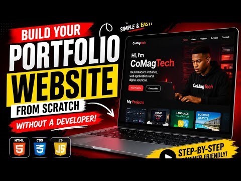 How to build your portfolio website from scratch without a developer ! 😱