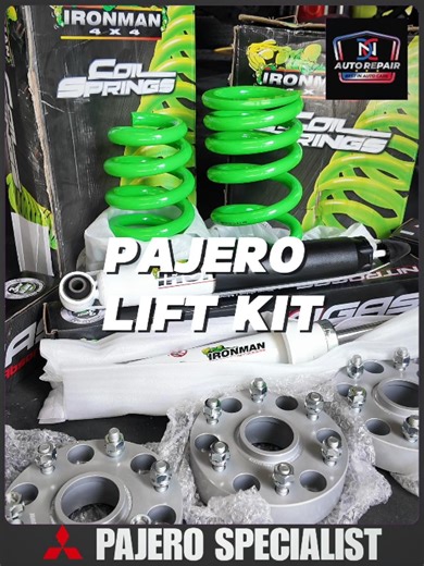 READY TO LIFT YOUR PAJERO? 💪🔥 Ironman Lift Kit for Mitsubishi Pajero — AVAILABLE at DNC Auto Repair 🔧 More ground clearance. Stronger stance. Better off-road performance. And yes — we don’t just sell it… We professionally INSTALL it. Built for Gen 3 & Gen 4. Installed by Pajero specialists. If it’s Pajero… it’s DNC 🇦🇪 Message us for package details and fitment options 👊 #DNCAutoRepair #PajeroLiftKit #IronmanSuspension #PajeroGen3 #PajeroGen4 #PajeroSpecialist #DubaiGarage #OffroadReady #Pa
