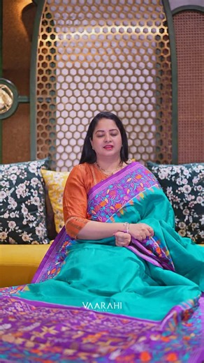 34K views · 15 reactions | ✨ An elegant pure Ikkat silk saree with...