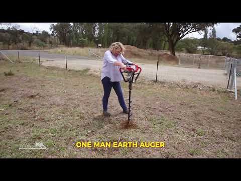 Tree Planting with the Bullmax One Man Earth Auger