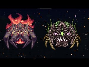 Terraria Ocram ( Consolaria Mod ) Vs Calamitas Clone Tmodloader 1.4.4 Smash Bros Boss Fight