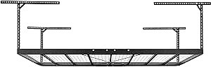 NewAge Products 4 ft. x 8 ft. VersaRac Pro Adjustable Overhead Garage Storage Rack, Heavy Duty Steel Garage Storage Organization, Ceiling Storage Racks, 800lbs Weight Capacity, (Black), 41200
