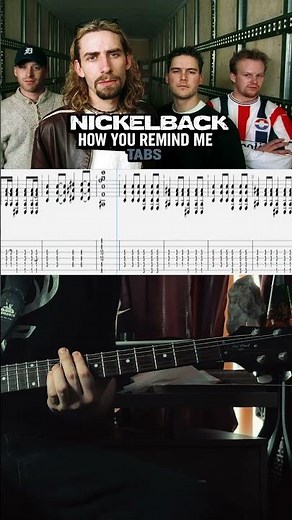 NICKELBACK - How You Remind Me TABS & Tutorial #guitar #guitarist #guitartabs #guitartutorial