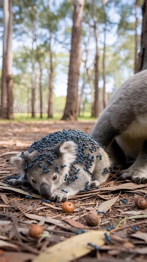 585K views · 5.7K reactions | Mother Koala Saves It's Cub With Help Of Bystander! #rescue #animals #Wildlife | Vu Visuals | Facebook