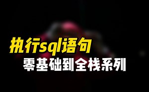 执行sql语句 - 《Python零基础到全栈系列课程》