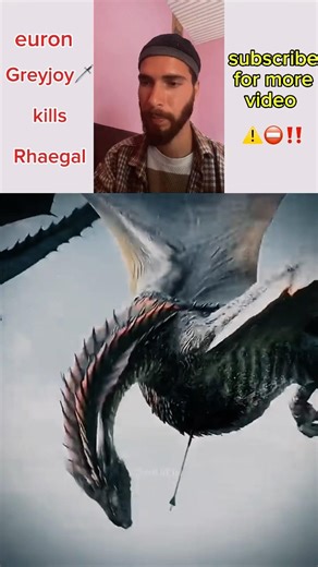 Euron Greyjoy Kills Rhaegal | The Last The Starks | Game Of Thrones#viralshort #trendingshorts