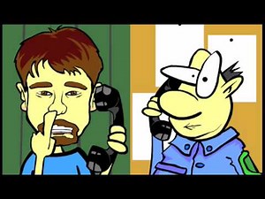 Hilarious illegal Aliens on the roof call. Tom Mabe .com