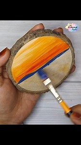 62K views · 550 reactions | Acrylic on wood: A beautiful and easy painting idea for beginners | My colored hands | Facebook