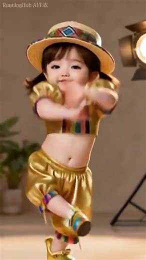 Cute Dancing Baby Girl | Happy Dance Animation for Everyone