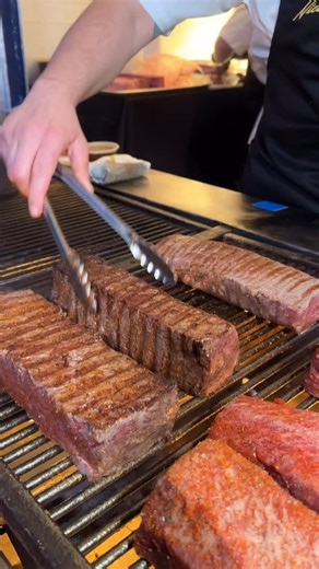 Sizzle. Juiciness. Perfection. 🥩✨ Allen Brothers is serving unforgettable bites for steak lovers everywhere — rich flavors, expertly crafted, pure indulgence. #NYCWFF #SteakSessions #FoodieVibes #FestivalWeekend | Food Network New York City Wine & Food Festival