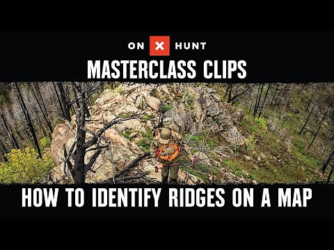 How To Identify Ridges On A Map with onX Hunt