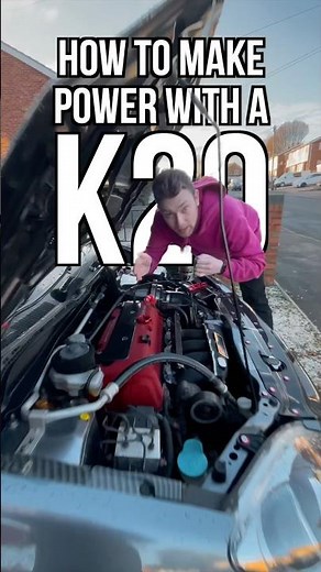How to make power on Honda’s K20 engine with modifications #honda #k20 #civic