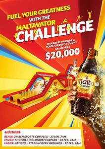 Malta Guinness is bringing the Maltavator Challenge Auditions to Lagos this Weekend