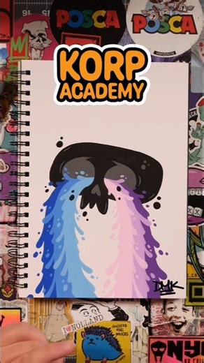 Fancy a 30 minute Posca drawing tutorial? Join the Korp Academy.
