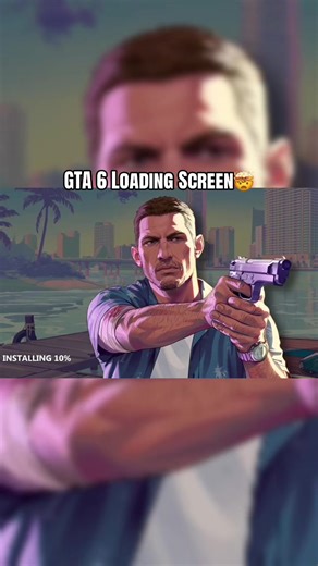 GTA 6 Loading Screen🤯 #gta6 #gtaviral #gta6trailer #gta #gtavi